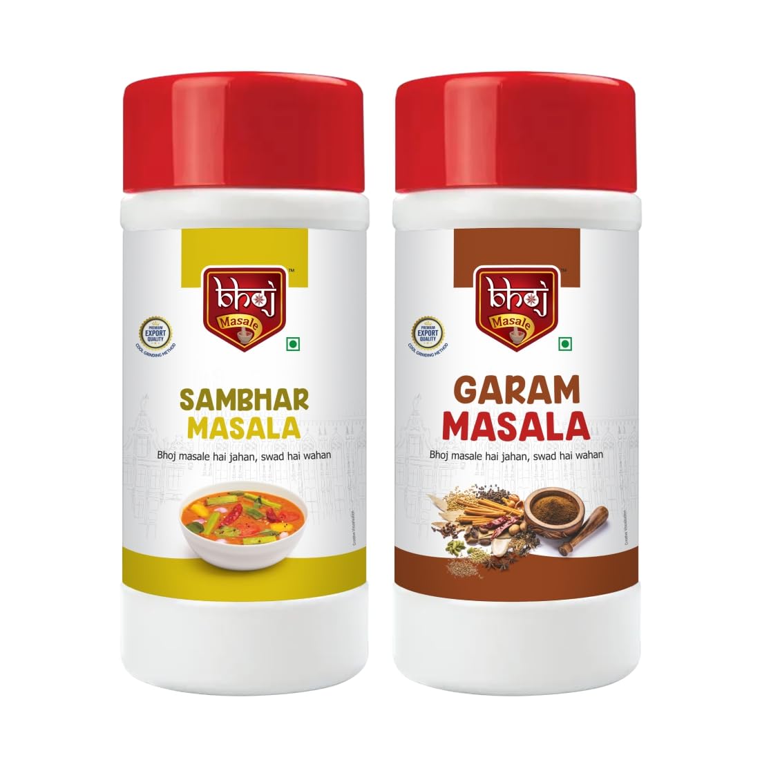 Bhoj Masale Sambhar And Garam Masala Powder Combo Pack Net 450GM Each Gross Total 1 kg (net total 0.9kg) | Aromatic Spice for Flavorful Indian Cooking | For Flavorful Cooking | No Artificial Flavor Added. No Colour, No Preservatives, No Onion & No Ga (B0CG9T9DNB) Amazon Price History, Amazon Price Tracker