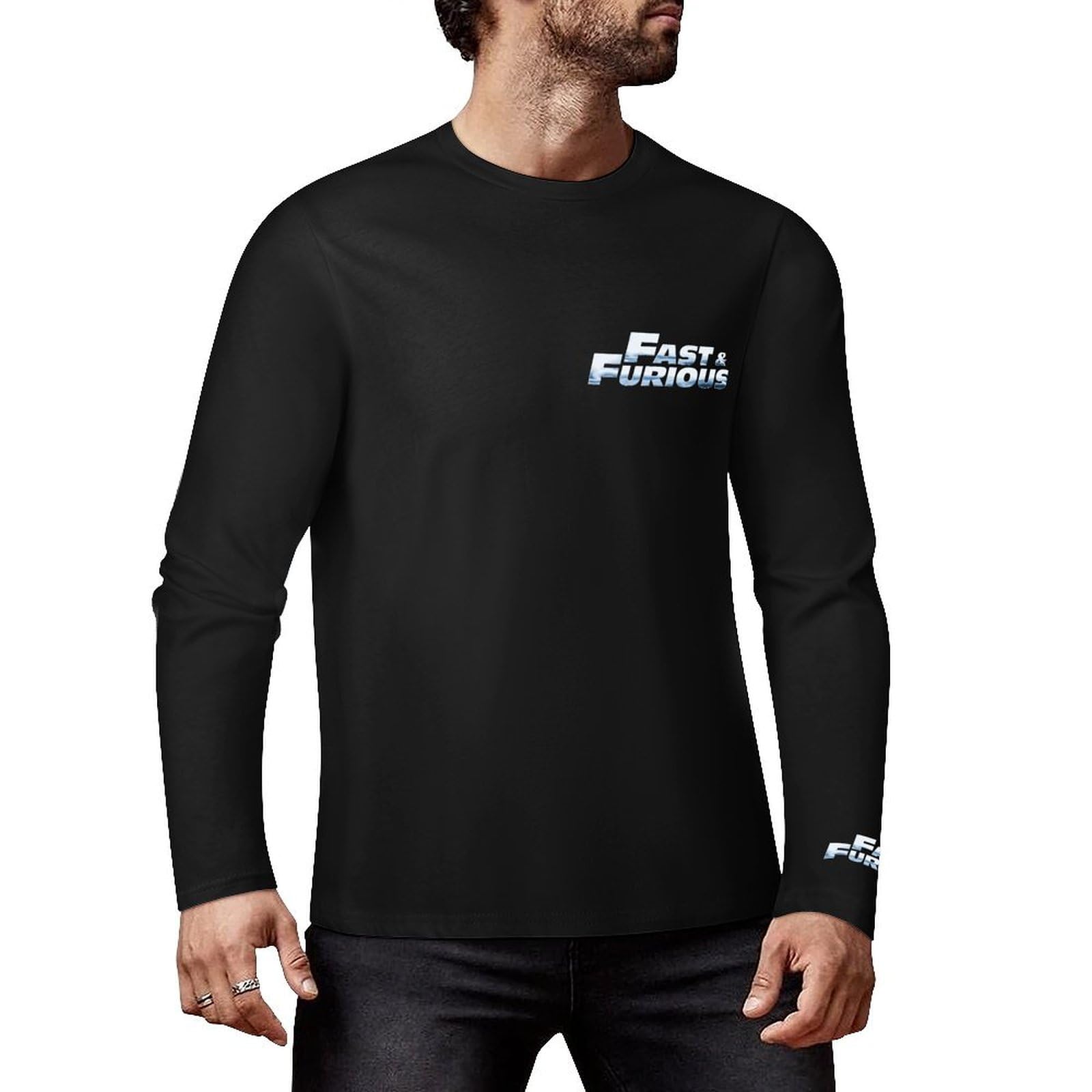 Amazon.co.jp: Tシャツ ワイルドスピード メンズ 長袖 ロングTシャツ 