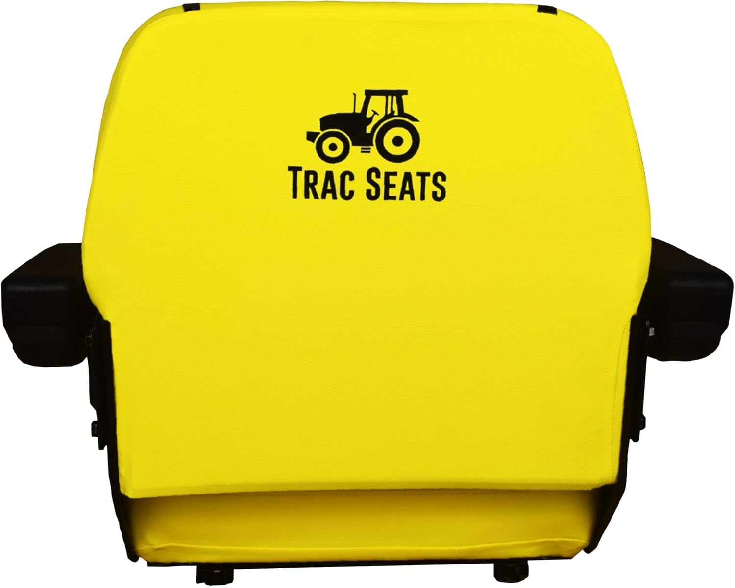TRAC SEATS TS-Z10 Yellow Seat Fits John Deere Zero Turn Mower Compact Tractor, Construction Vehicle Skid Steer Backhoe Excavator And More
