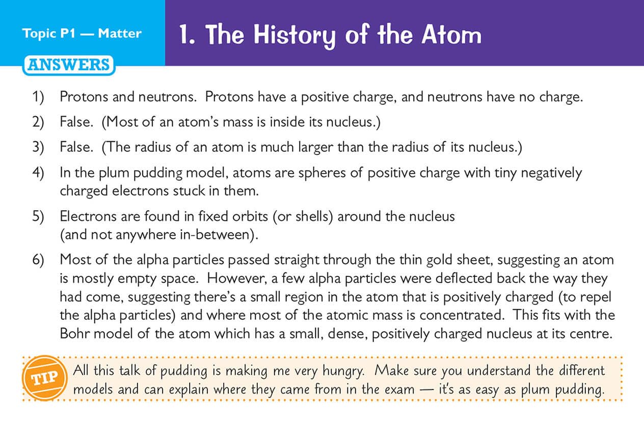 GCSE Physics OCR Gateway Revision Question Cards
