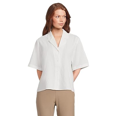 Eileen Fisher Notch Collar Shirt Women