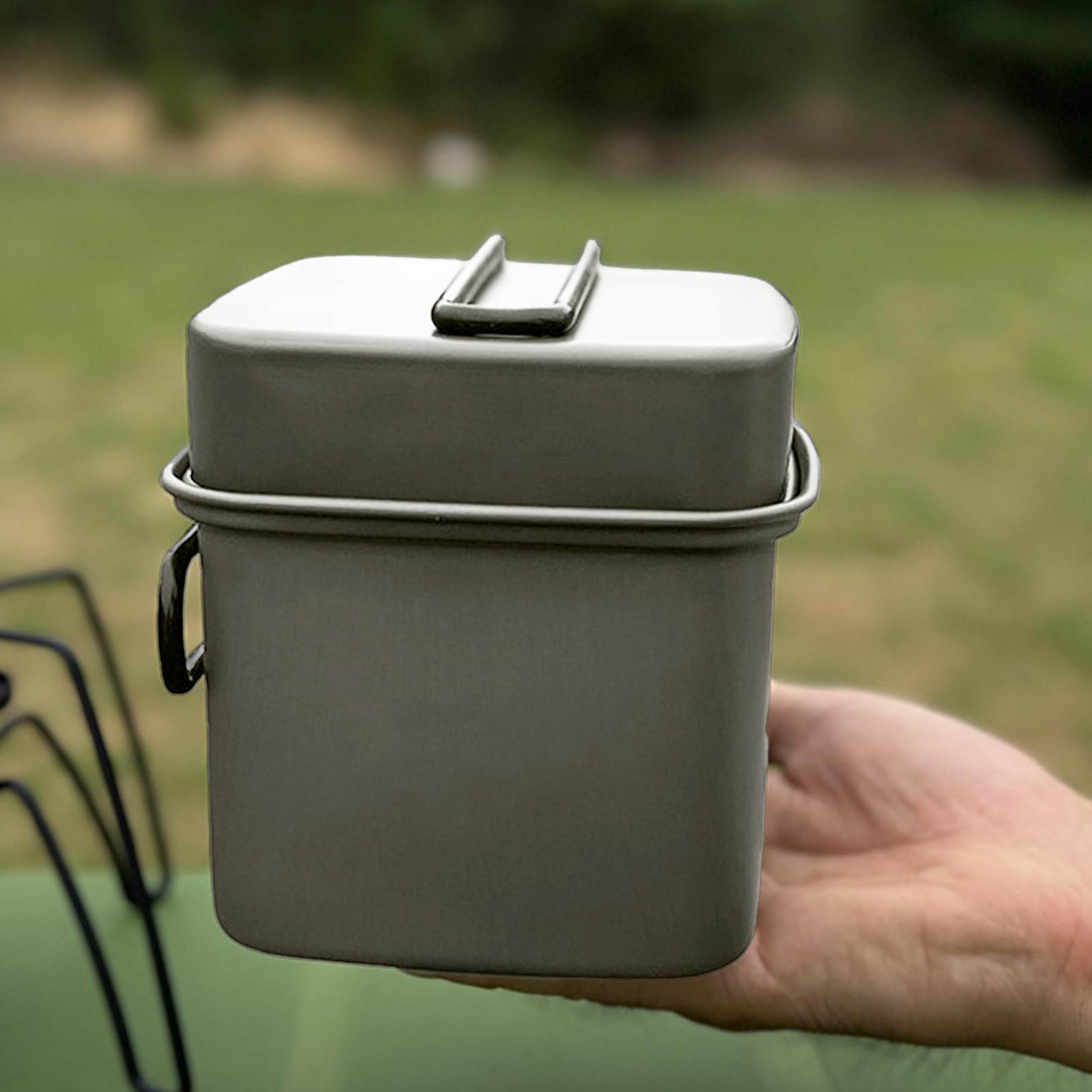 Olla de Camping | Utensilios de Cocina de Aluminio Antiadherente