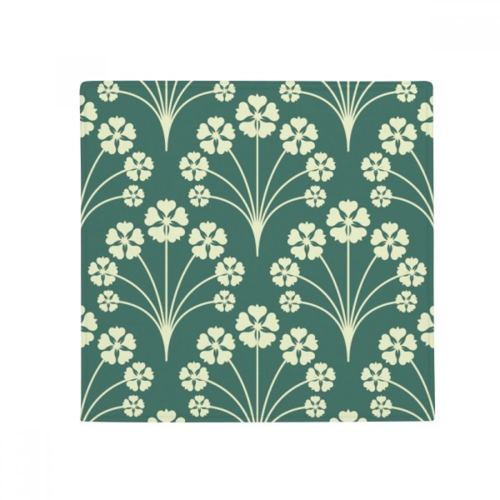 Tapis de cuisine et salle de bain vert blanc fleur pour entrée et salon