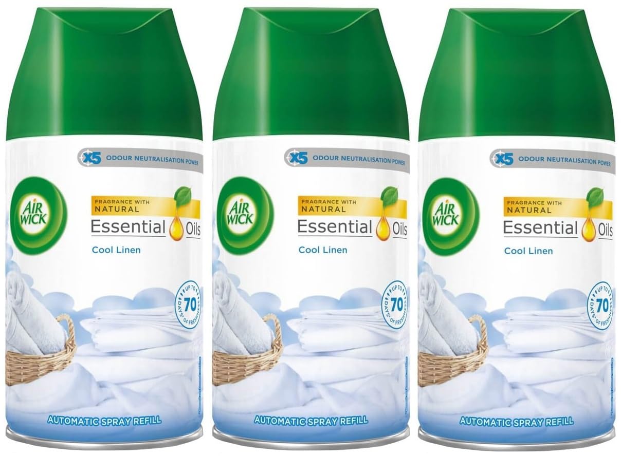 AirWick Freshmatic Linen Refill 250ml (Pack of 3)