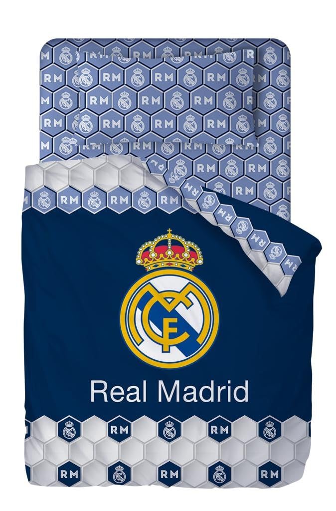 Asditex Juego de sábanas Real Madrid 2 (Cama 105 cm)