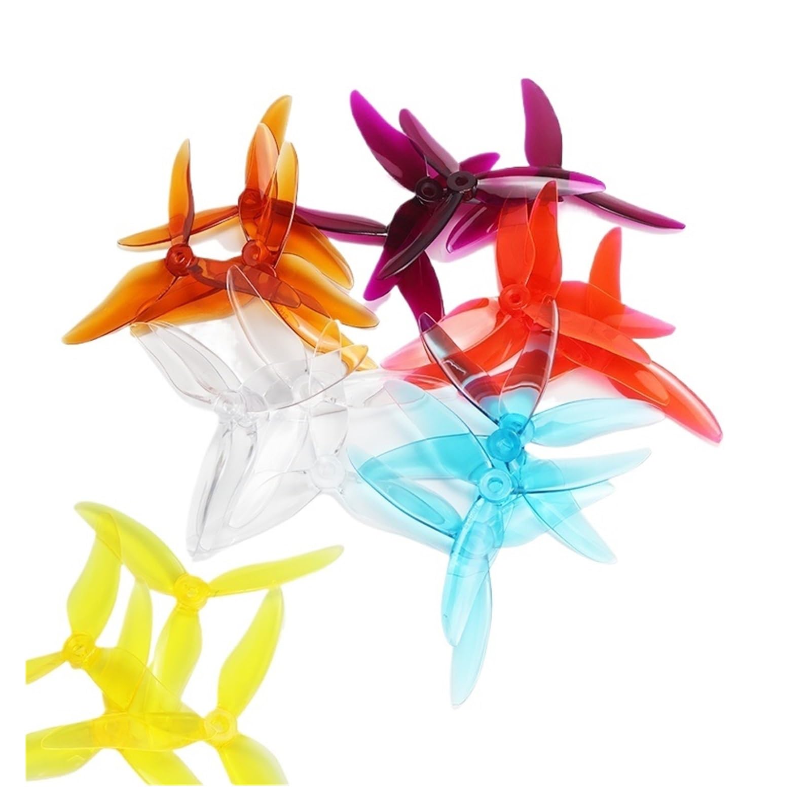 Compatible con hélices de drones RC 3 palas 51499 5 pulgadas(51499 Purple)