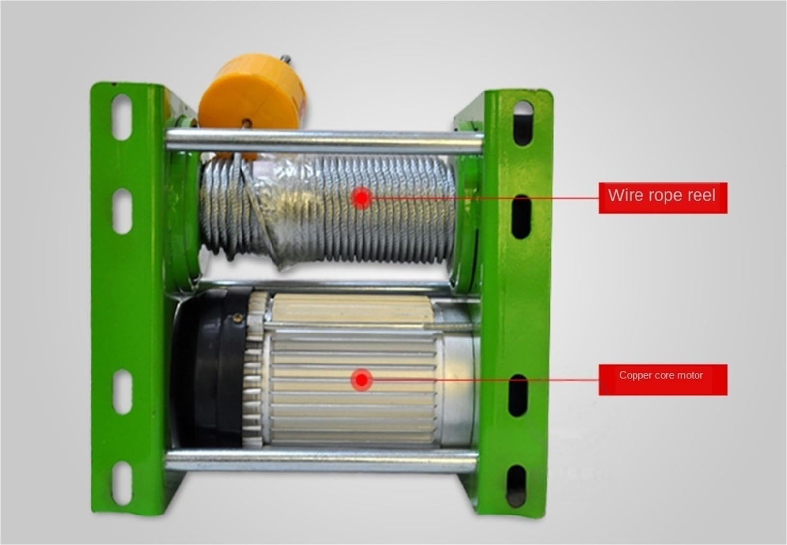 Wciągarki elektryczne 200/600/800KG Wciągnik Linowy Mikro Elektryczny Wciągarka Elektryczna 220v380v 980W/1400W/2200W(200 TO 400KG-30M CABLE)
