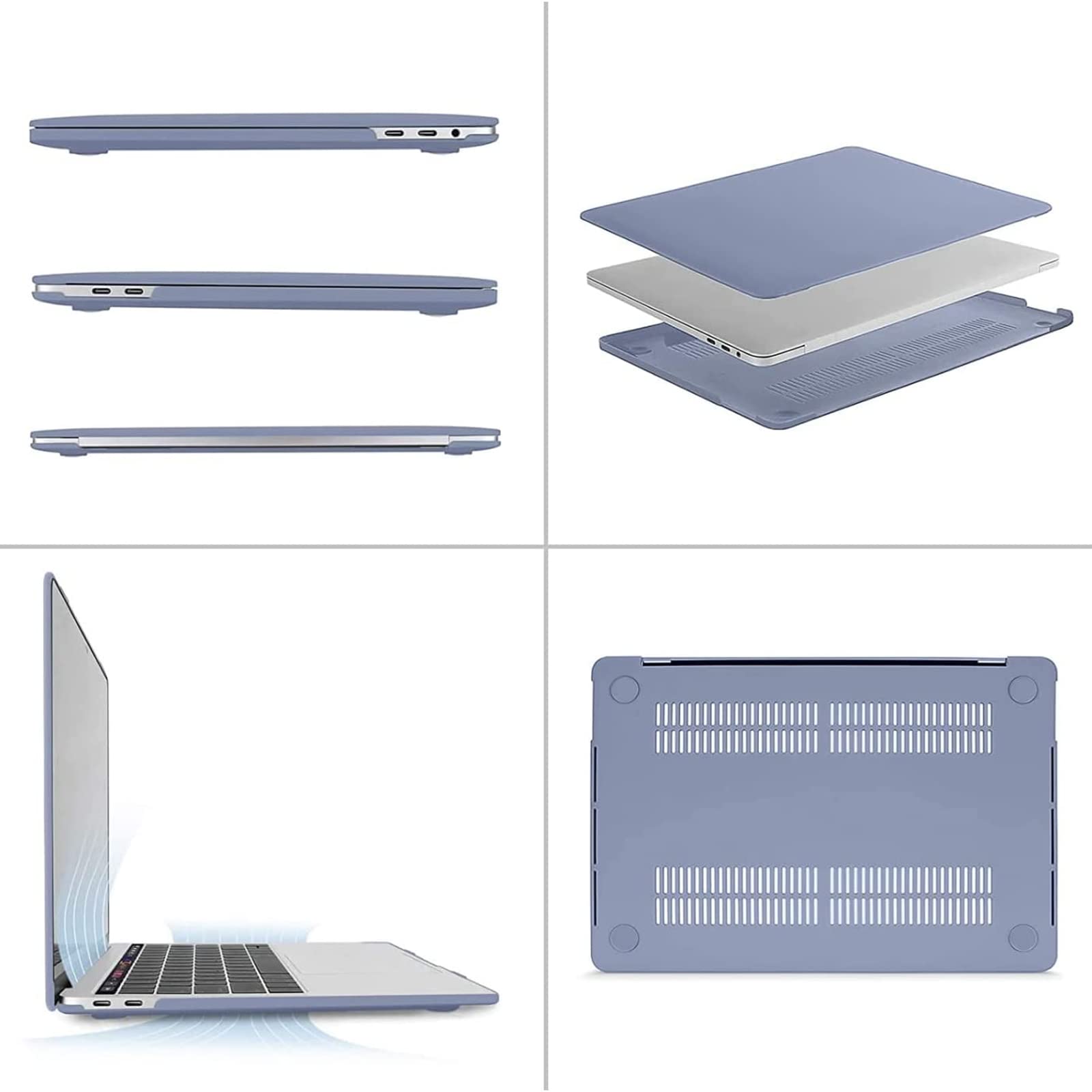 Custodia MOSISO Per MacBook Pro 15" Touch Bar - Copertura Rigida, Proteggi Tastiera/Schermo, Nero