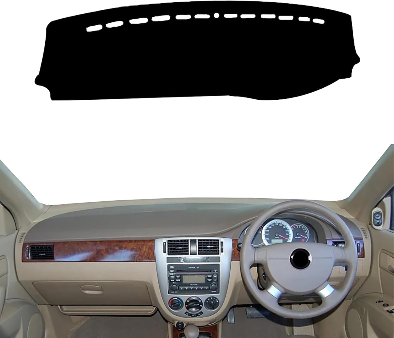 ZhangXD Car Dashboard Cover for Buick Excelle 2004 2005 2006 2007, Non-Slip Dash Board Sun Shield Protector Anti-Glare Anti Dust Interior Accessories