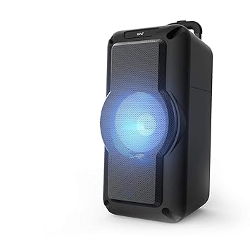 (Renewed) Philips TAX4105 Home Audio Portable Bluetooth Party Speaker System, USB Direct and SD Card Slots for MP3/WMA Playback,Karaoke with Dual mic Input