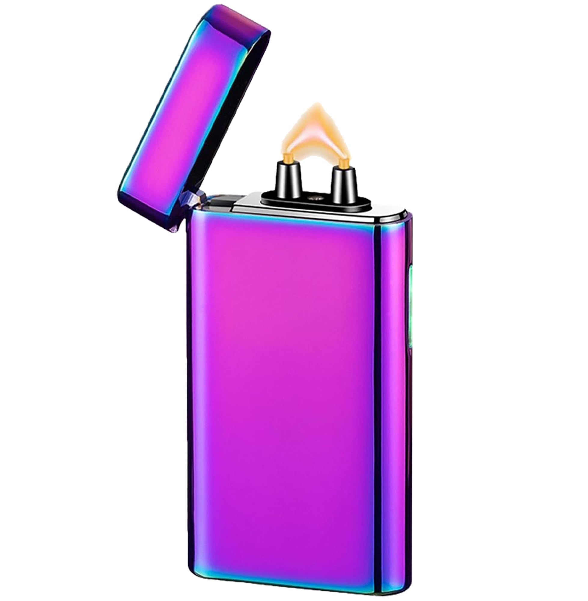 Plasma Rechargeable Electric Lighter with LED Battery Indicator Strong Flame, USB Convenient Charging, Windproof Lighter Outdoor(A-Color-image-8
