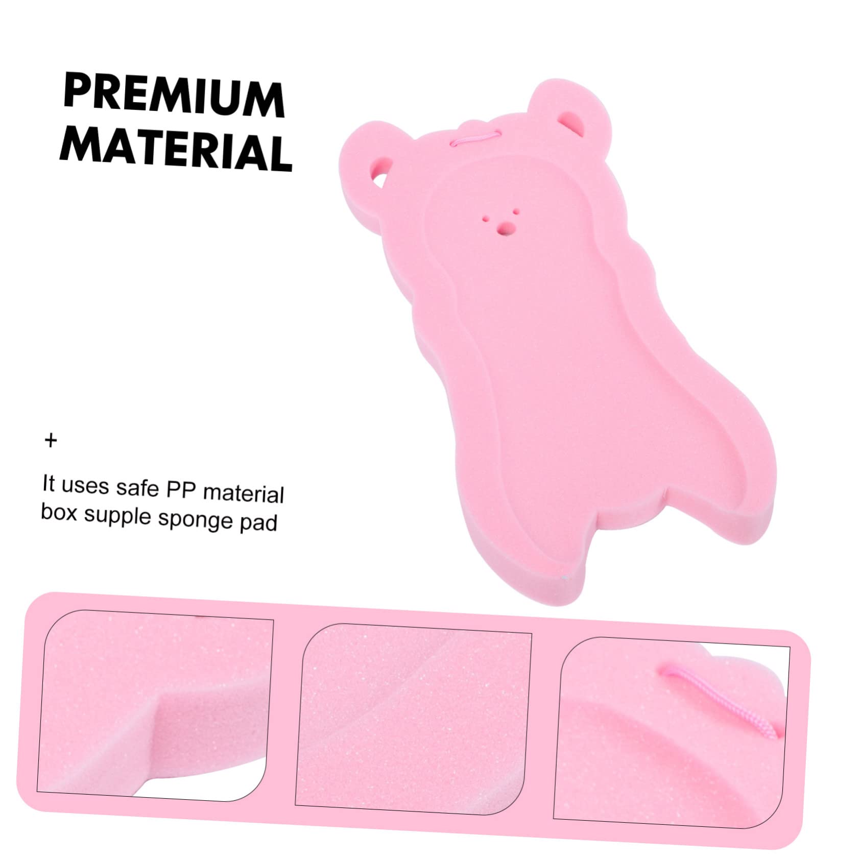 PRETYZOOM 1 Pc Alfombra de baño Esponja Infantil bañera Hinchable Bebe cojín de baño para bebé esponjas Alfombra de Ducha Almohadilla de baño para bebé cojín de baño Antideslizante Navidad
