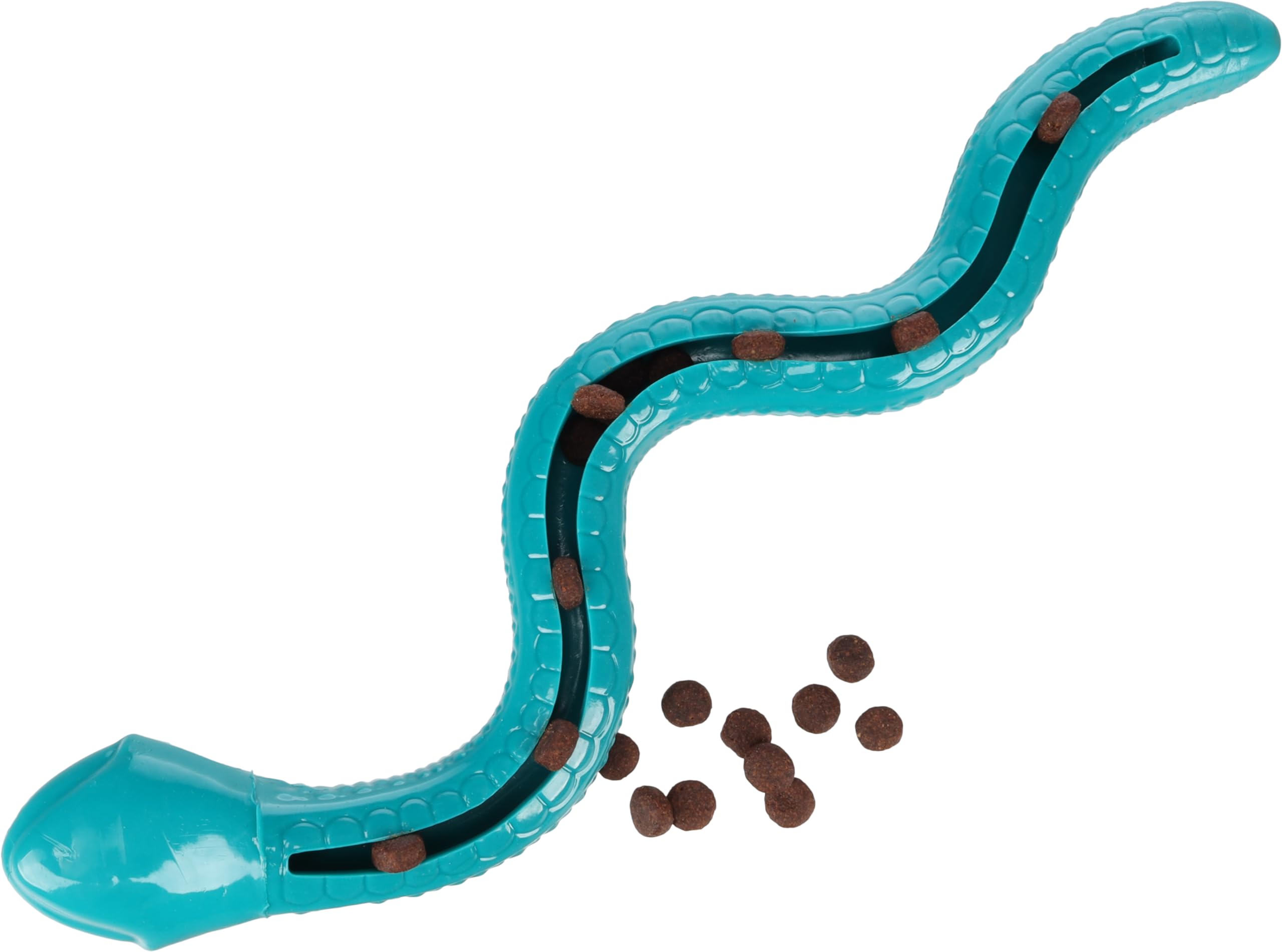 Flamingo DT TPR SNEAKY SNAKE TURQUOISE 42x10,5x5CM