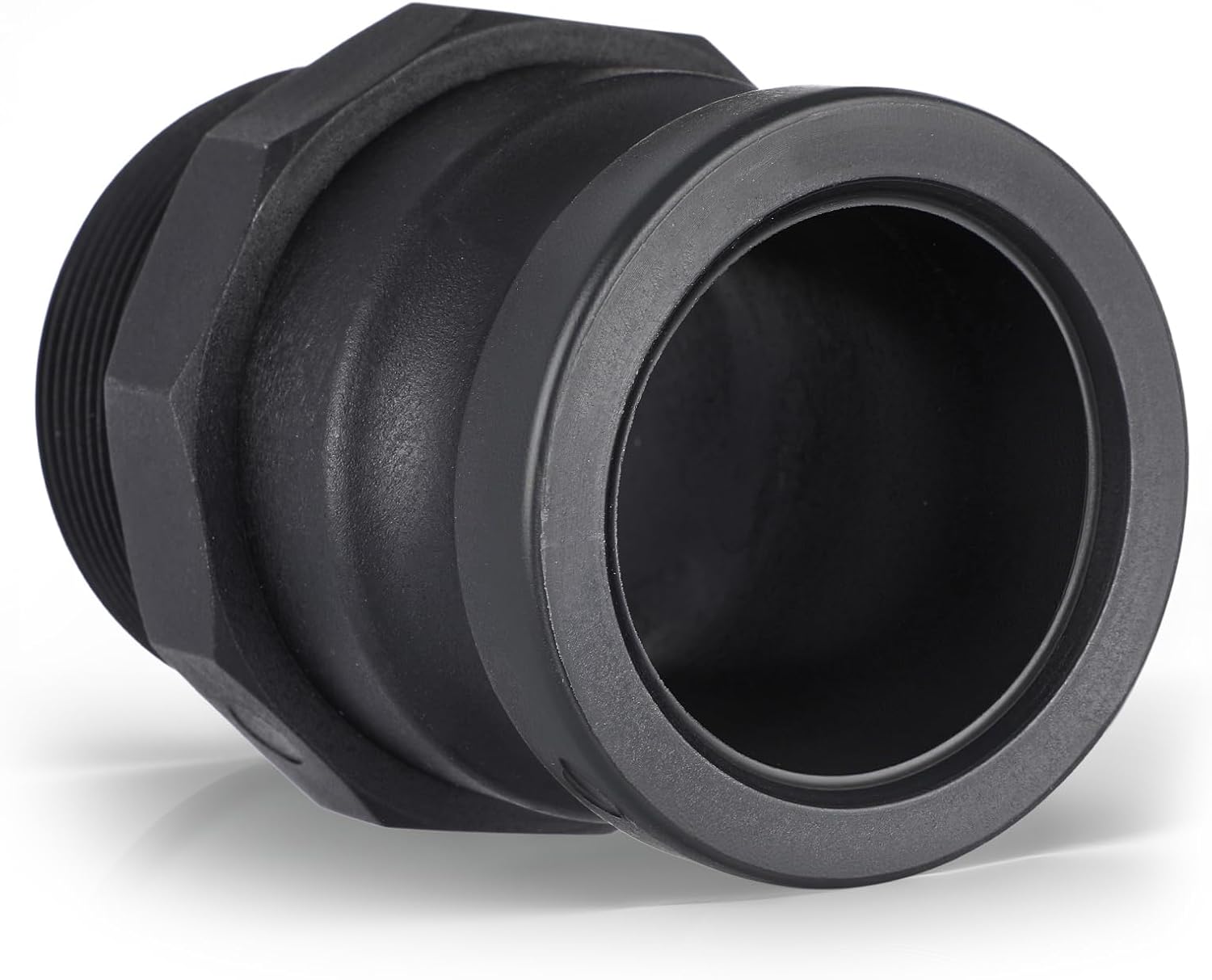 Pangda 4 Pcs 2 Inch Camlock Fittings Poly Standard Type F Camlock Couplings Male Adapter Male Thread Cam Lock Fittings Polypropylene Cam Groove Coupling
