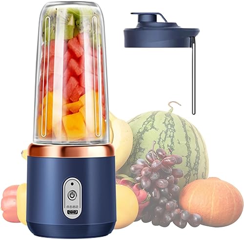 Mini licuadora de jugo, vaso de licuadora de 40 W, Extractor de pulpa de jugo de cítricos, Juicer de frutas de cocina de contenedor grande,