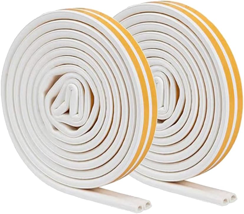 JoalGfda Soundproof Weather Stripping Door Kit，66FT(20M) Long Weather