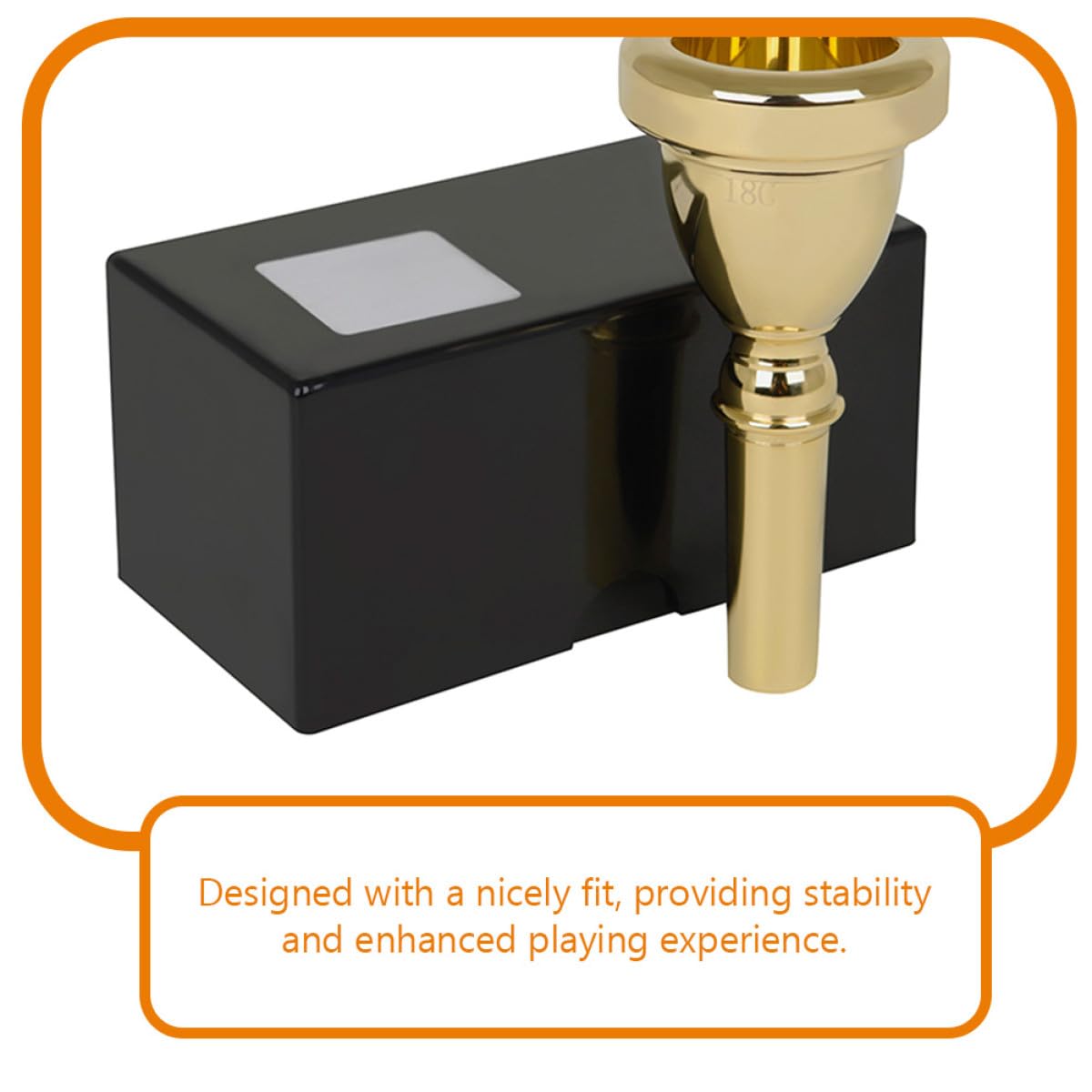 Ciieeo Bocchino per Tuba in Ottone 14 Mm, Accessorio Musicale Sostitutivo per Principianti e Professionisti, Compatibile Strumenti a Fiato, Resistenza alla Corrosione e Proiezione Sonora