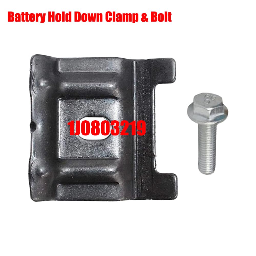 ABS Black Car Storage Battery Holder Hold Tray Adjustable Bracket - Foto 5