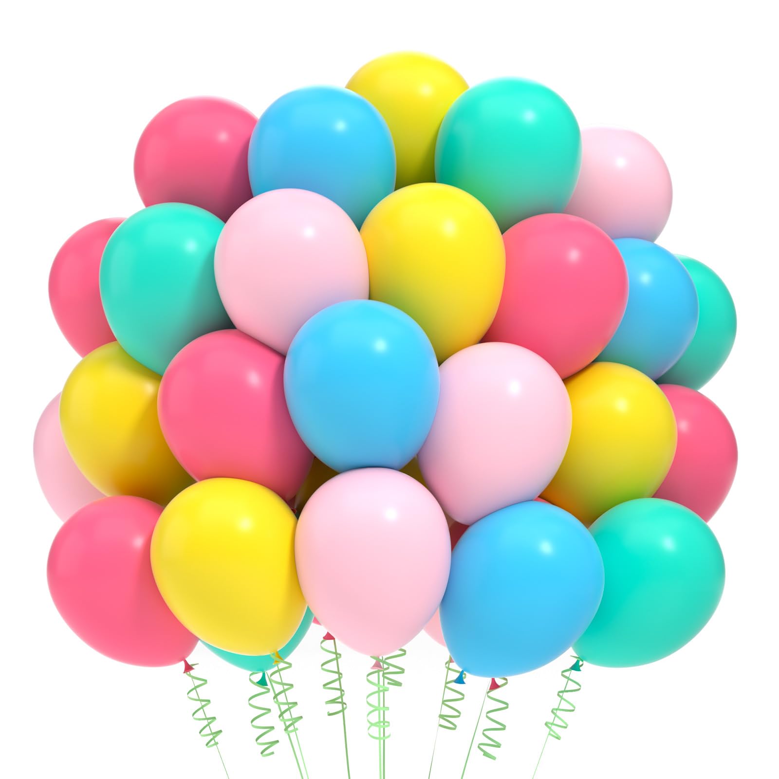 100 piezas Globos Blancos,12 Pulgadas Globos Cumpleaños Blanco,Globo de Látex para Bodas Cumpleaños Fiestas Baby Shower Graduación — view 9