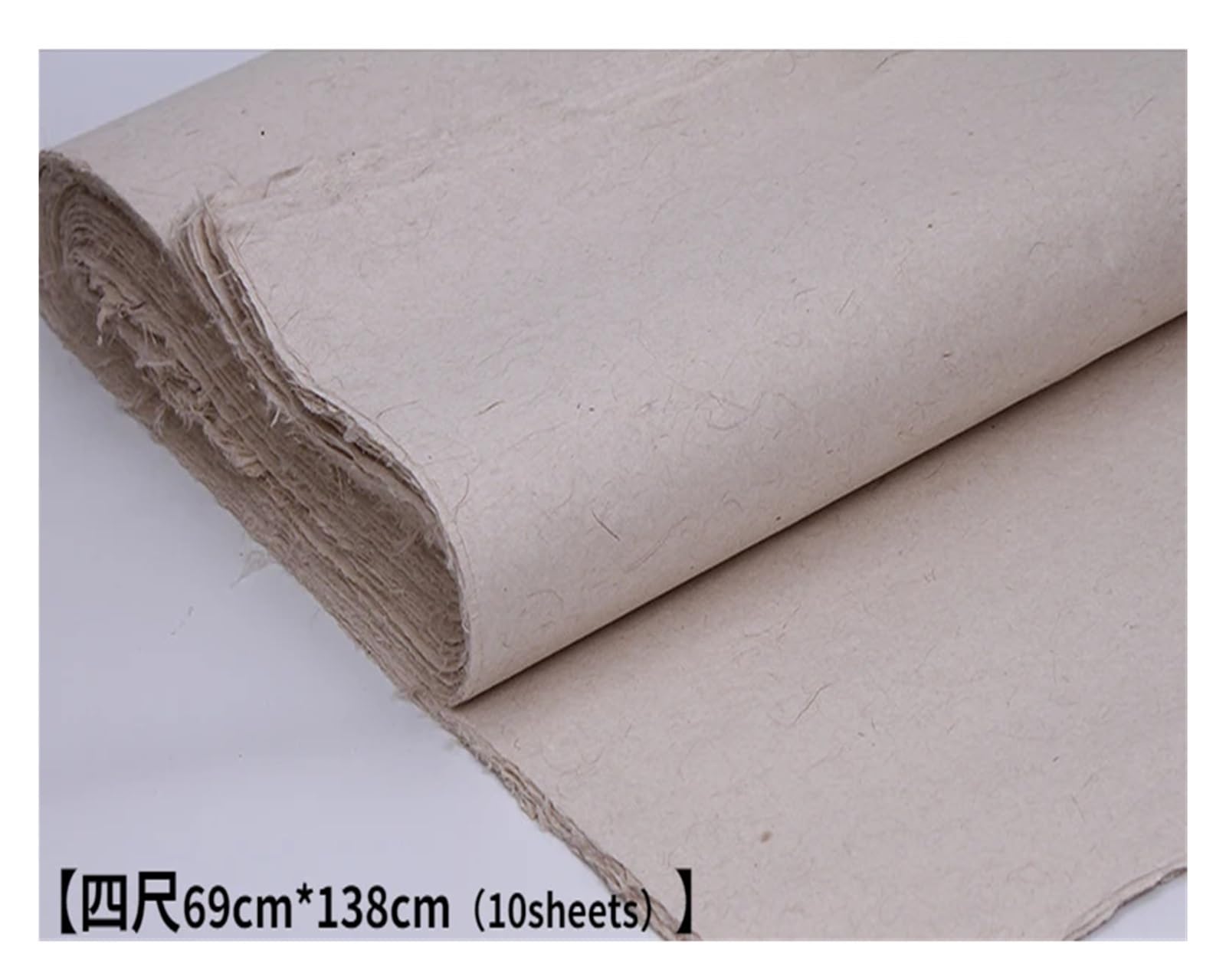 MIUYTRN Pół dojrzały papier Xuan Retro ręcznie robione naturalne rośliny włókno Papel Arroz chińskie malarstwo kaligrafia Papier papier morwowy cuicui(A4)
