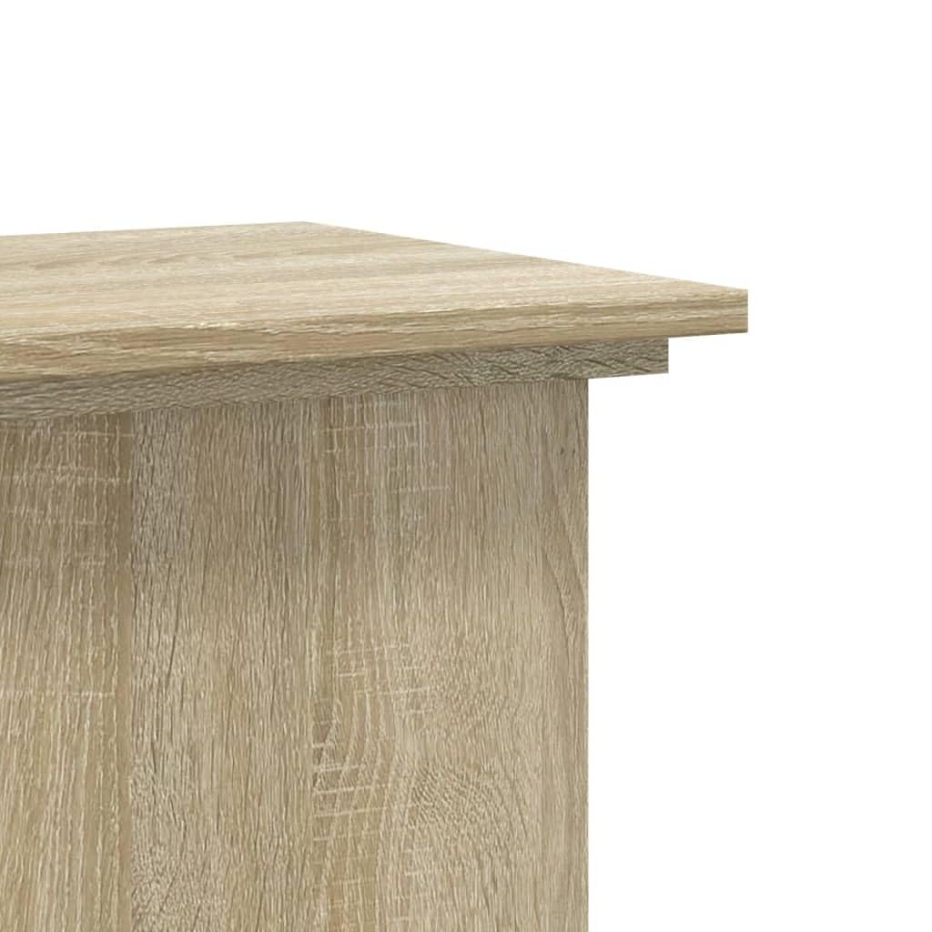Hothingwell Stojak na rośliny Chene Sonoma 33x33x100cm Drewno Ingenierie