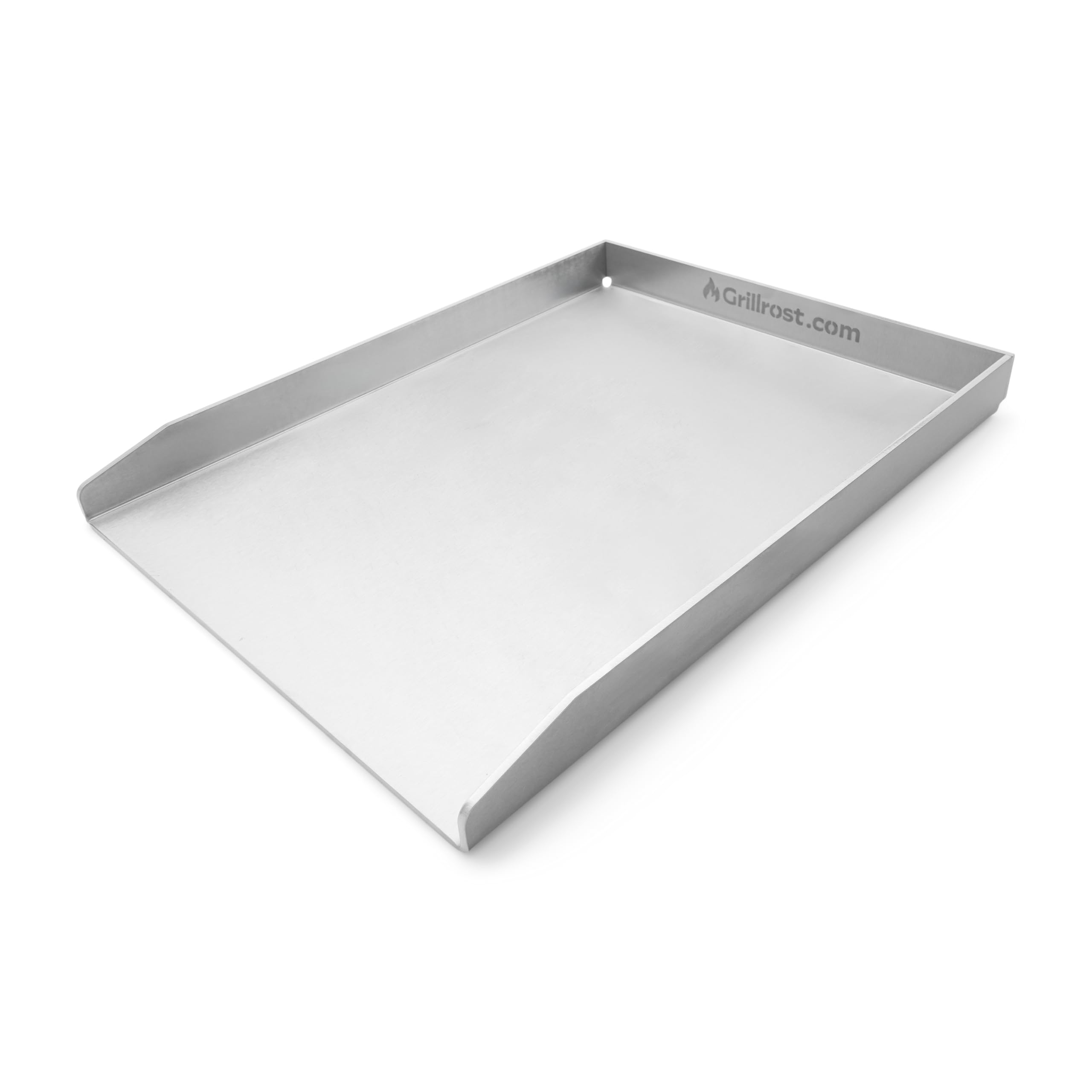 Grillrost.com Das Original Edelstahl Grillplatte | Plancha 45x34cm - passend für Napoleon LE/LEX/Prestige & Rösle | 4mm Massiv