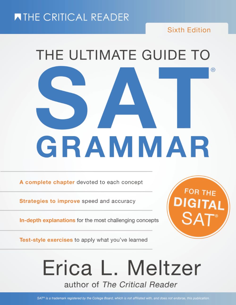 The Ultimate Guide to SAT Grammar book cover