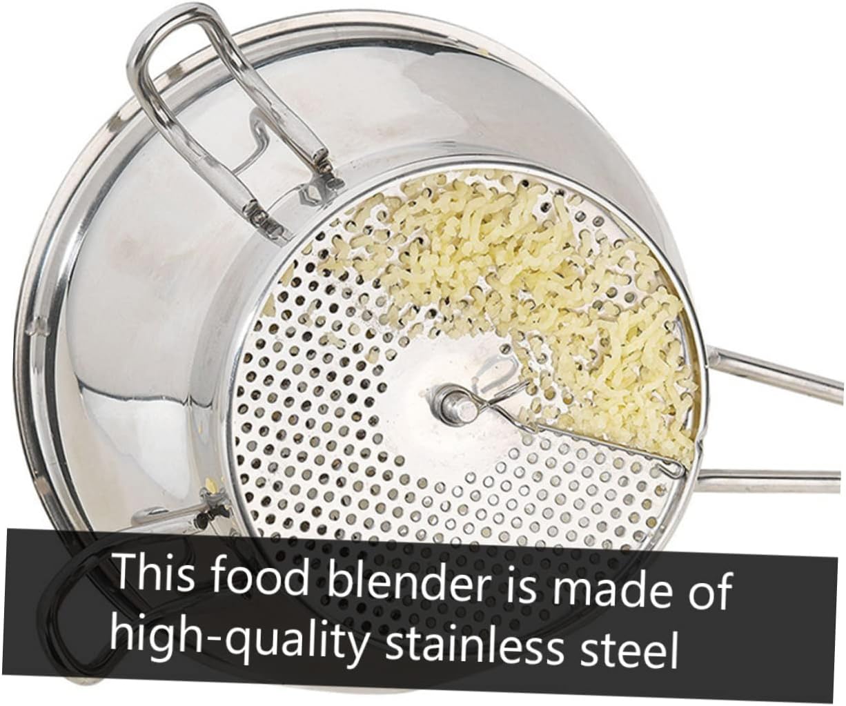 Stainless Steel Food Blender Vegetable Strainer Versatile Kitchen Supply Easy to Clean