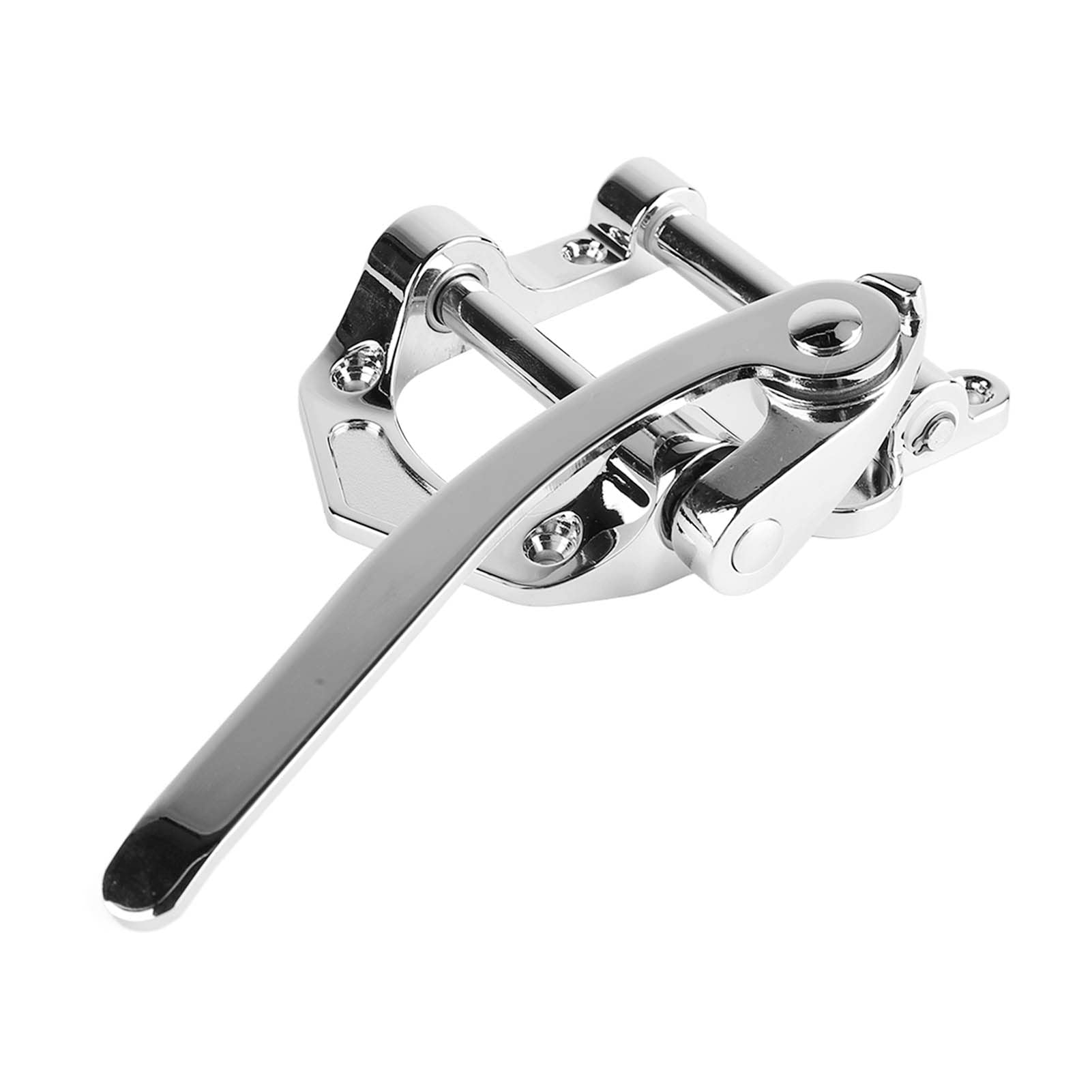 Electric Guitar Tailpiece Decorative Heavy Duty Guitar Tremolo Bridge Tailpiece for Jazz with Small Rocking Bar for Performance