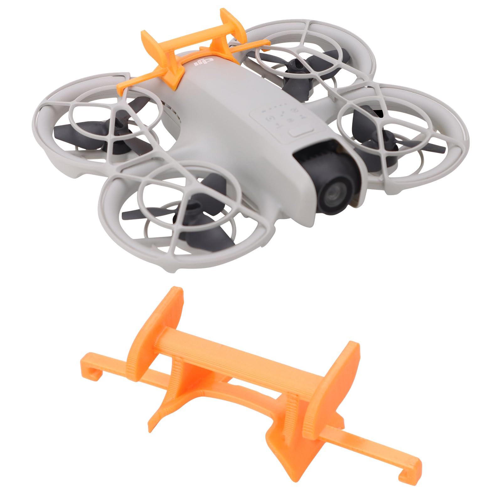 TuvzyloryQuick Release Flight Tail for DJI Neo - Stability and Decorative Drone Fixed Support Accessory (Yellow)