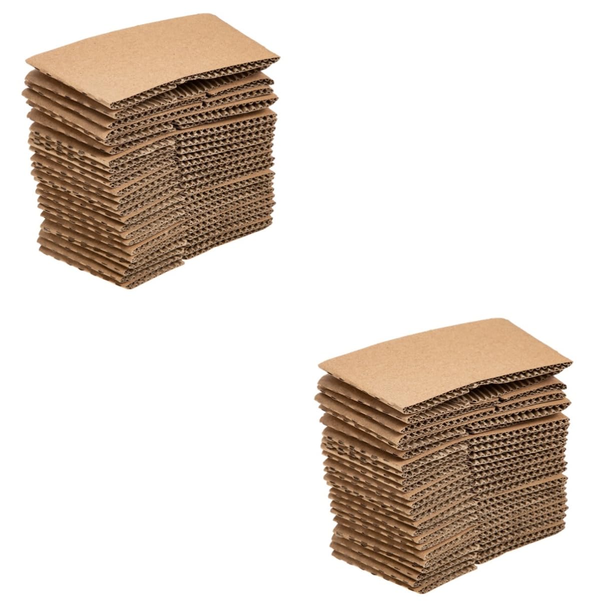 Healvian Manga De Taza De Café De Cartón Ondulado Pack De 100 Protector Antideslizante Y Resistente Al Calor Para Vasos Para Llevar En Hogar Y Cafetería