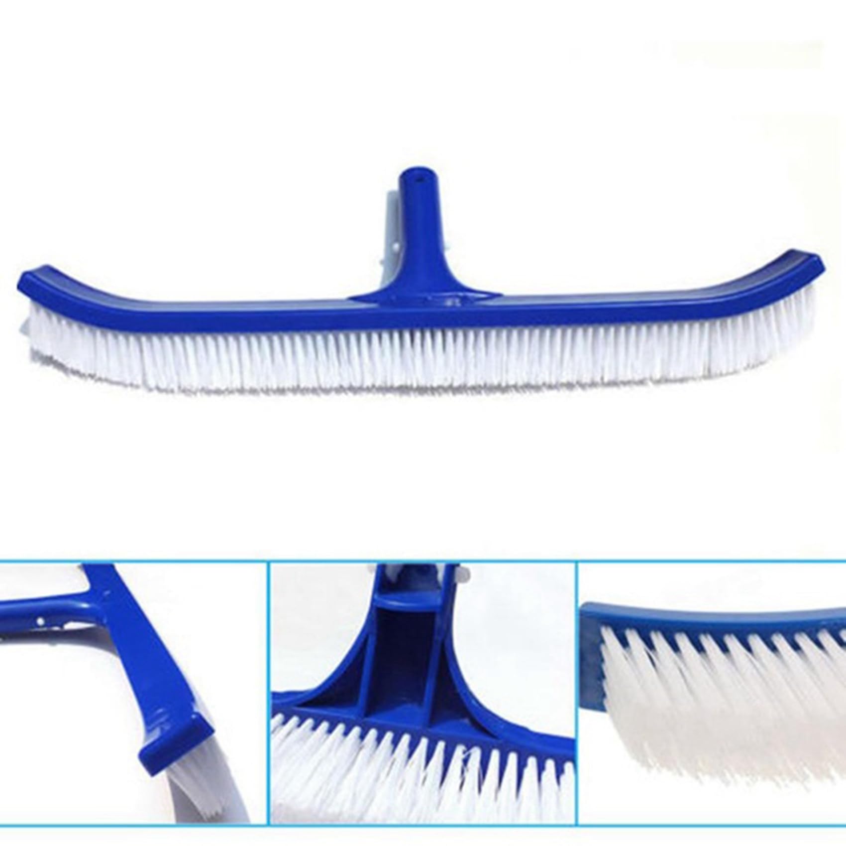 5 cepillos azules de 18 pulgadas para piscina, cepillo de limpieza para pared, herramientas de limpieza, equipo de limpieza