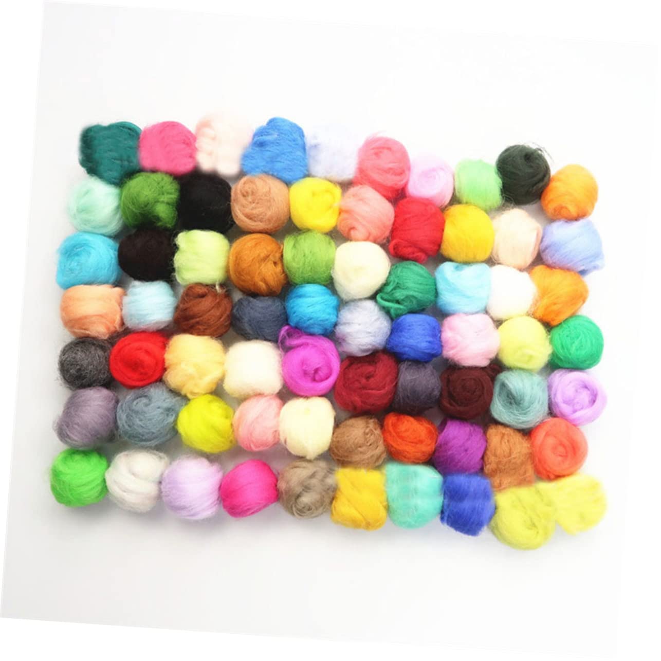 STOBOK Merino Filzwolle 40 Farben 10g für Nadelfilzen und Nassfilzen