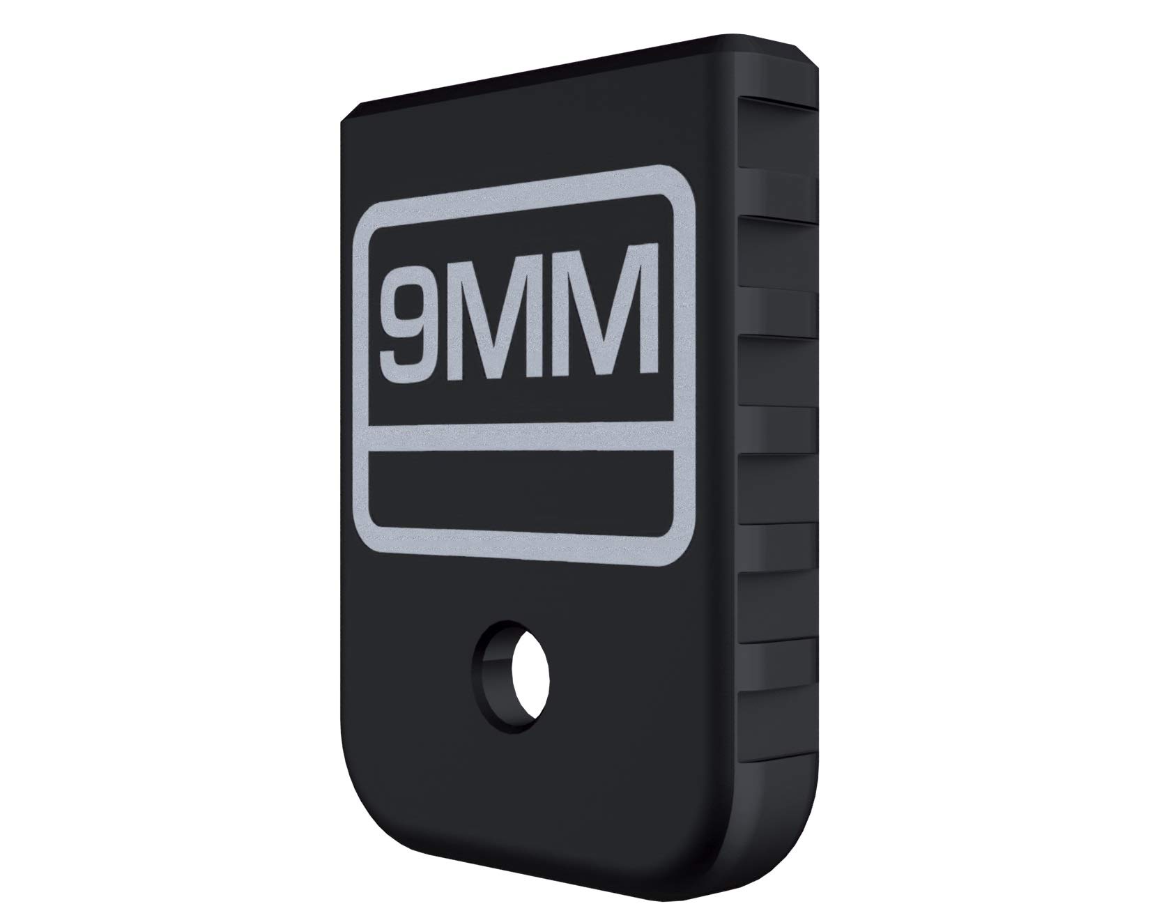 Rowe Tactical Magazine Base Plate for Glock Gen 1-5 - Black (Straight Serrations) Glock 9MM Graphic - Fits 9mm .40 Cal .357 Sig 45 Gap