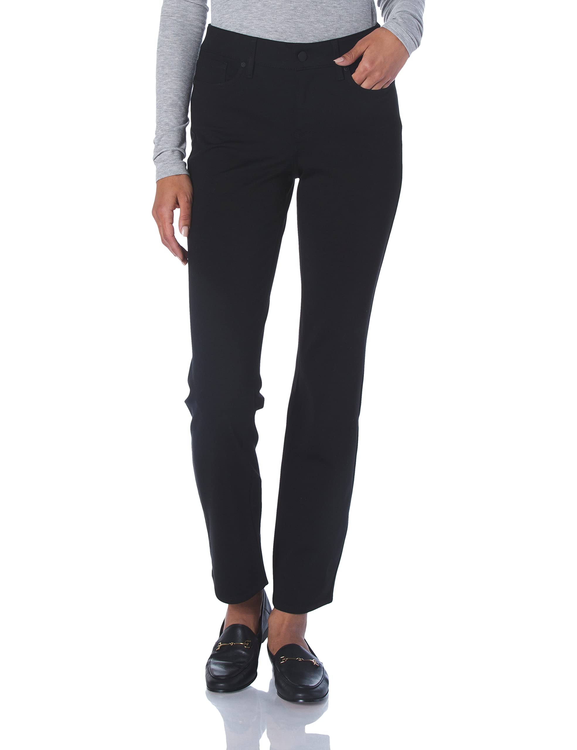 NYDJWomen's Petite Size Marilyn Straight Ponte Pant