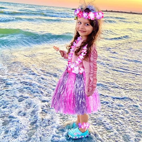 Disfraz Infantil Falda Hawaiana con Accesorios miniatura 7