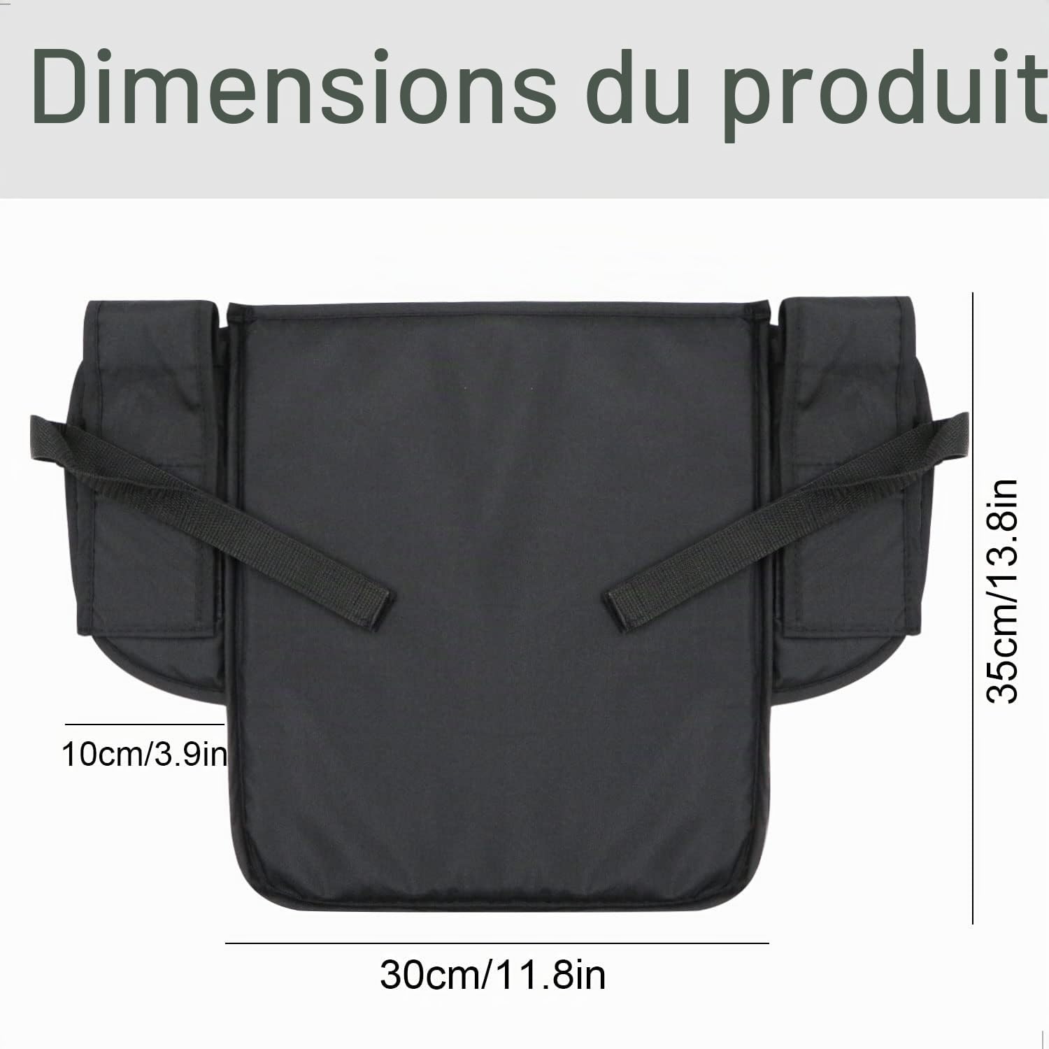 Poussette Repose Pieds Rallonge Pédale - Allongée Pied Extension Conseil Accessoires Support Universels Respirant Facile à Installer Pour De Landau Largeur Intérieure Applicable 28-33cm, Noir