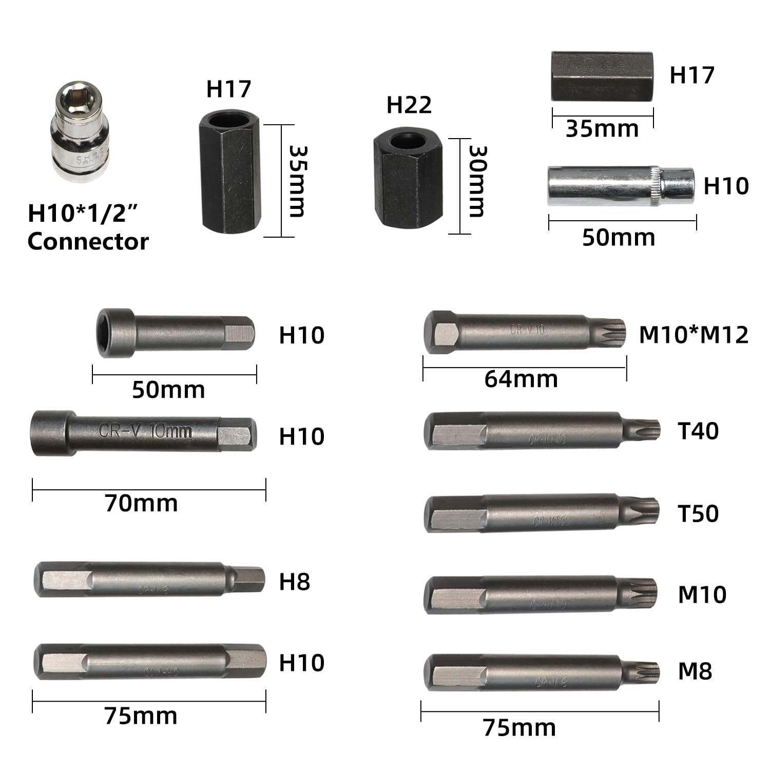 Jeu d’outils pour alternateur Kit d'outils d'installation de poulie d'alternateur de 30 pièces