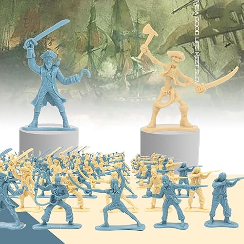 Miniatura 5 de Zcargel Juego de modelos de ejército para hombres, 28344880100 piezas de soldados medievales, figuras militares, modelo de soldado antiguo, figuras