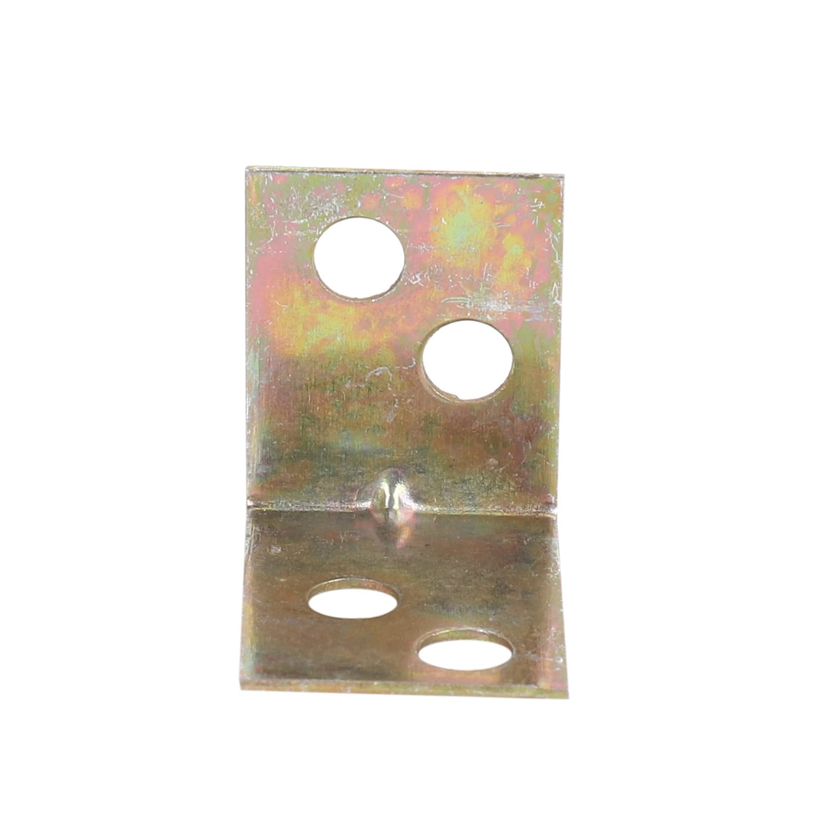 Bloepum Metal Shelf Support 90 Degree 120Pcs Brass Tone