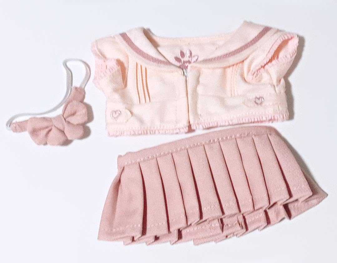 Amazon.co.jp: 20cm ぬいぐるみ服 ピンク 制服 正規品 スカート