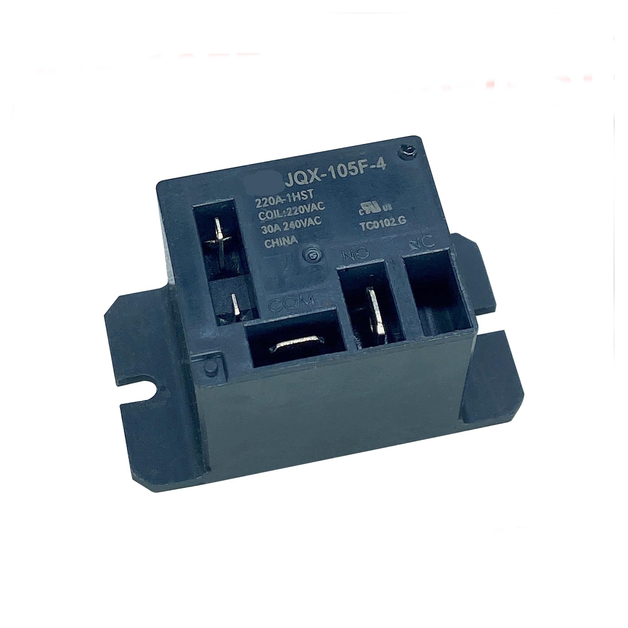 Relais 220 V JQX-105F-4 30A 240VCA DIP4 pour circuit imprimé