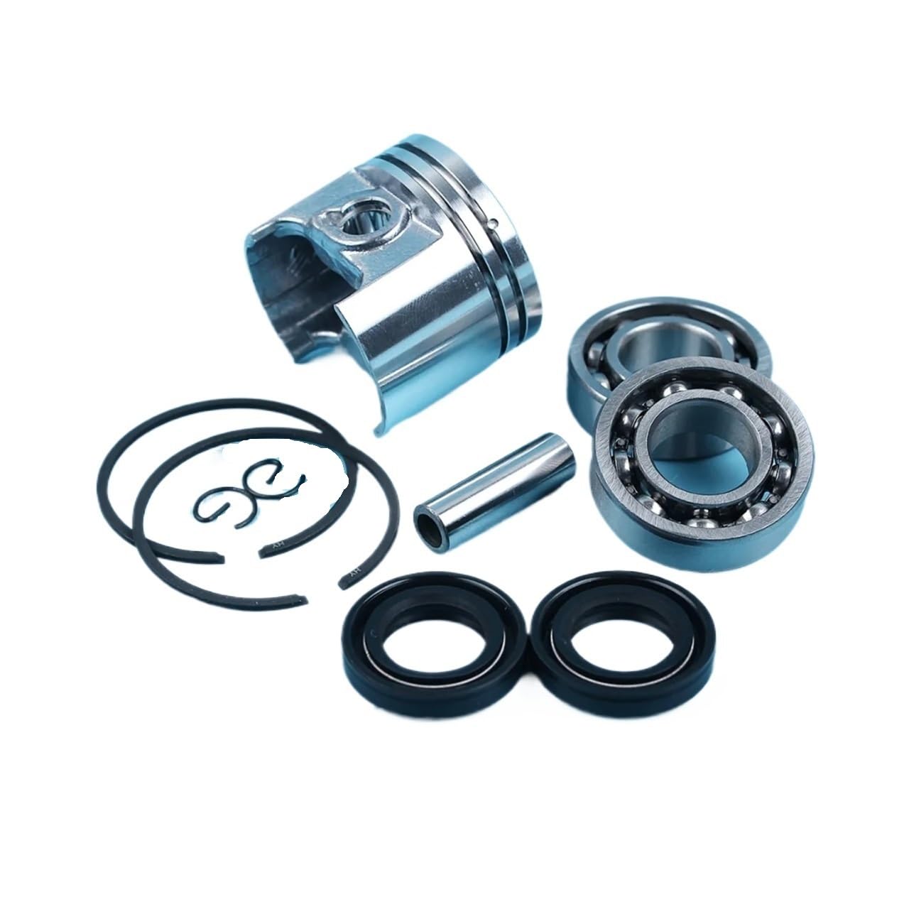 Kit piston 37mm de précision avec joints d'huile et roulements pour tronçonneuse 017 MS170