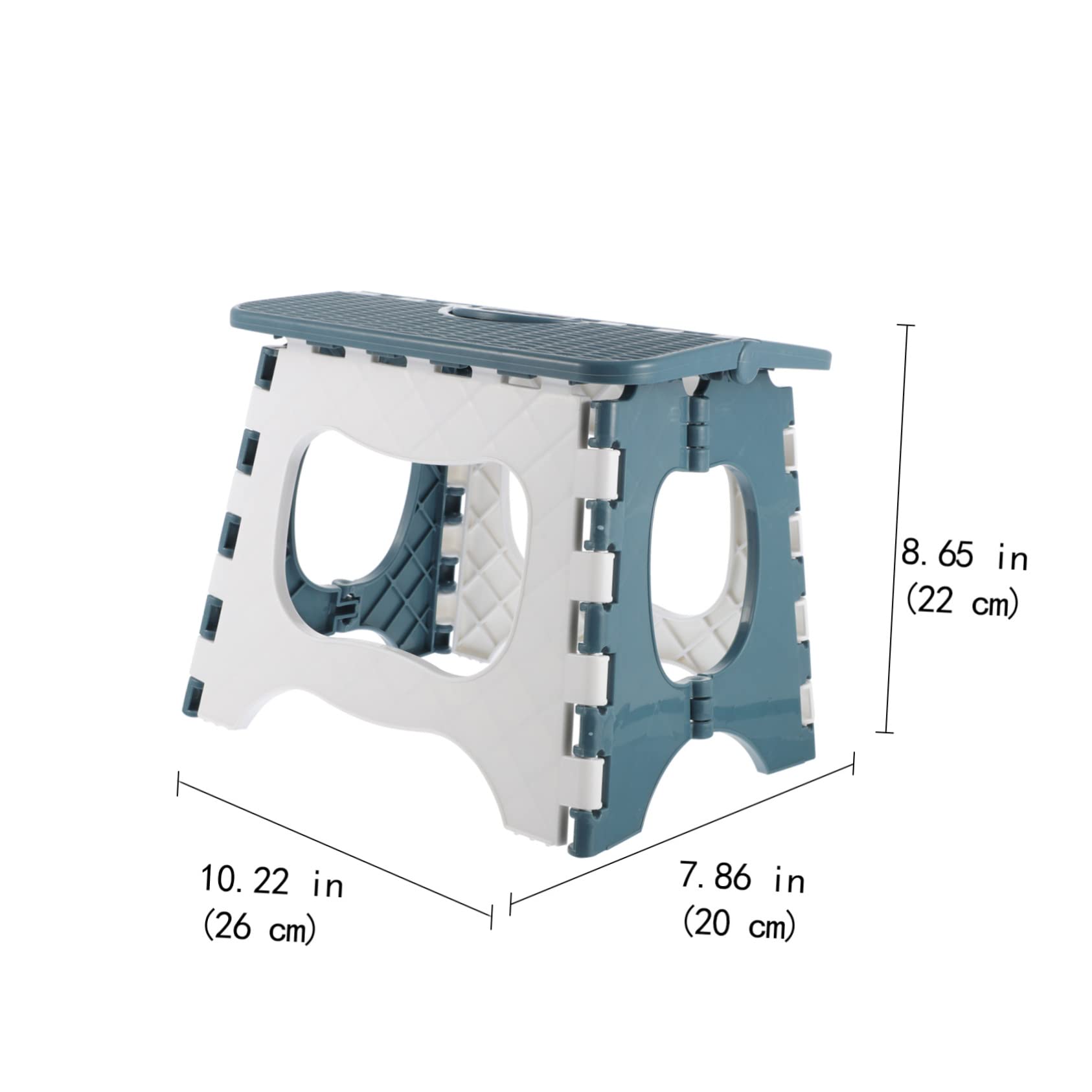 ULTECHNOVO Folding Stool Portable Outdoor Chair for Adults Plastic Step Stool for Fishing Camping Home Use Sturdy Lightweight Design