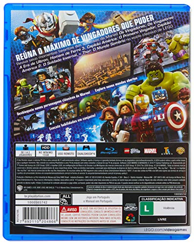 Lego Marvel Vingadores - PlayStation 4