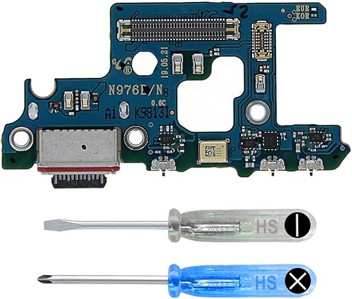 MMOBIEL Conector de base compatible con Samsung Galaxy Note10 Plus 5G - N976 - Puerto de carga - Puerto de auricularesreemplazo de micrófono - Tipo