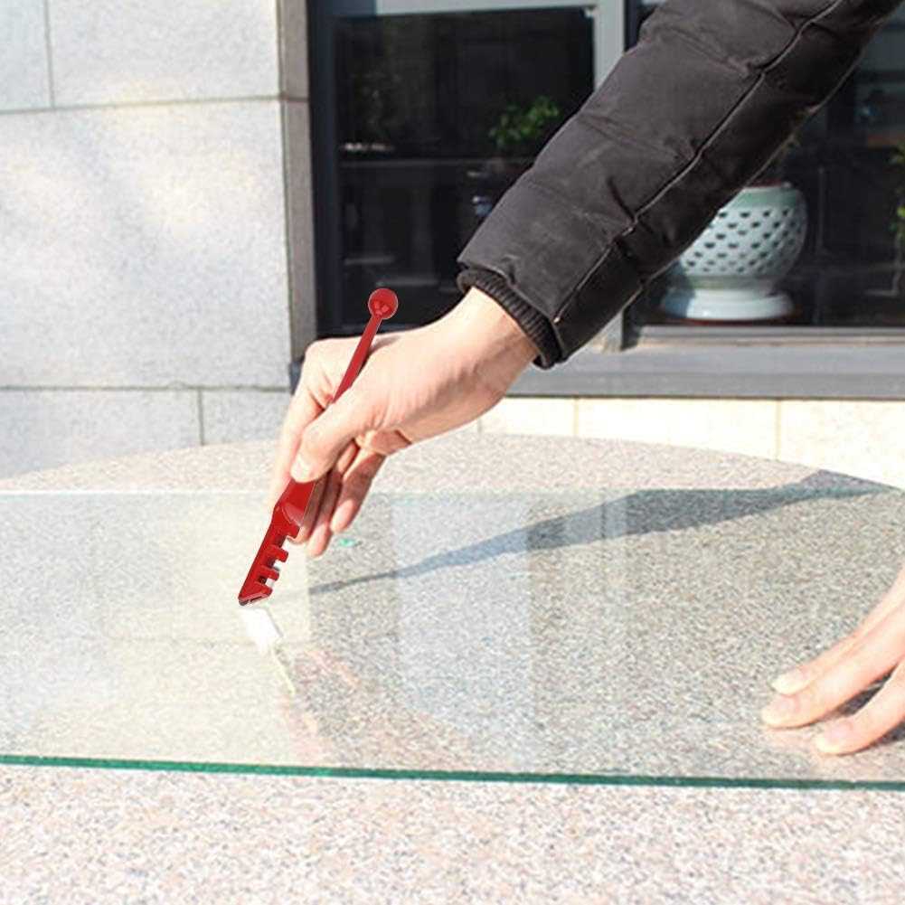 Glass Cutter Wheel Hand Tool, Portable Carbon Steel Alloy Glass Bottle Cutter Hardware Hand Cutting Tool for Mirror Tiles Mosaic