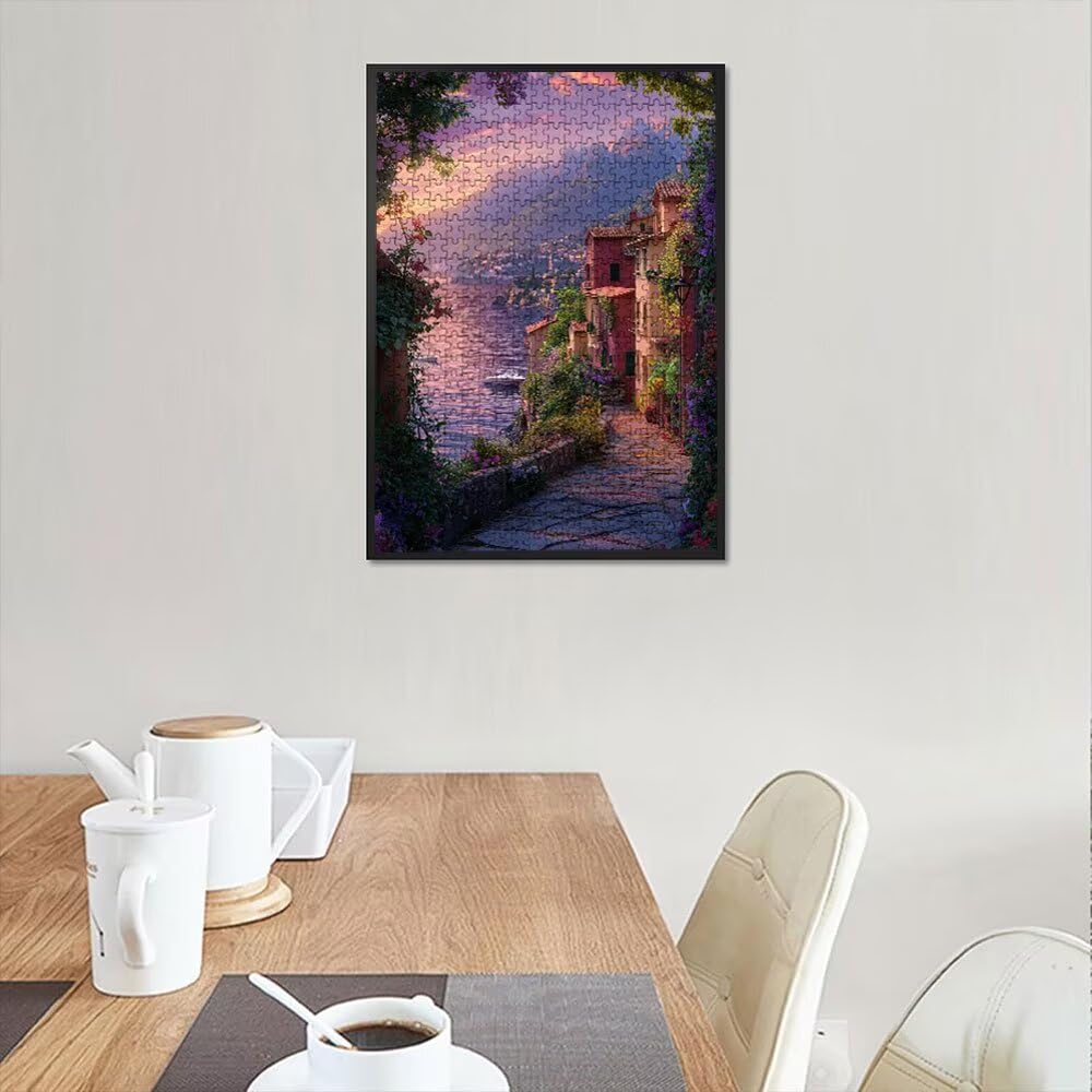 Puzzle 6000 Pezzi, Paesaggio Città 3D Puzzle per Adulti Impegnativo, Educa Puzzles Artistico, Divertente E Stimolante Puzzles Decorativo per La Famiglia, Regalo e Decorazione Pareti DX0YL6-935
