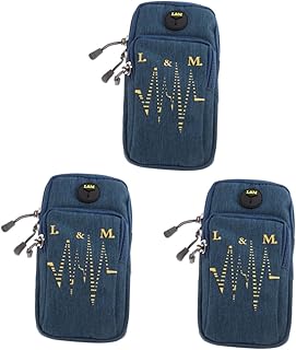 PartyKindom 3 Peças De Coldres Para Bolsa De Telefone Esportivo Suporte Para Telefone Braçadeira De Telefone Para Corrida Suporte De Manga De Braço De Telefone Celular Para Homens