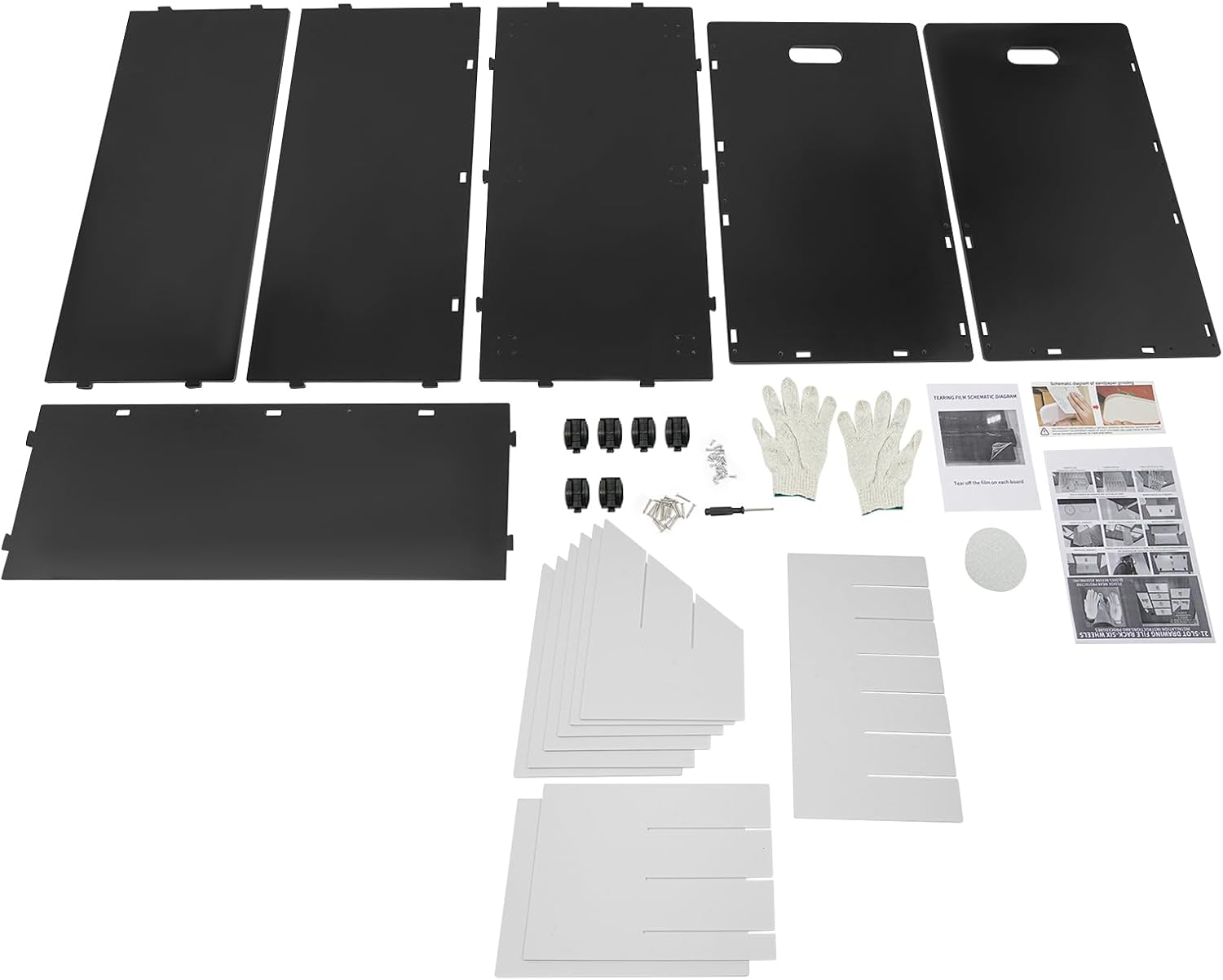 21 Slots Mobile Roll File Storage Rack Roll File Organizer with Wheels Blue Print Storage Organizer Vertical Blueprint Organizers for Office, Home Office 110.23lbs Capacity (30*15.7*28.3in, Black)